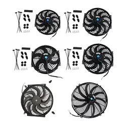 Engine Radiator Cooling Fan Cars Air Conditioning Repairment Curved Blade Universal Accessories Part Radiator Cooling Fan