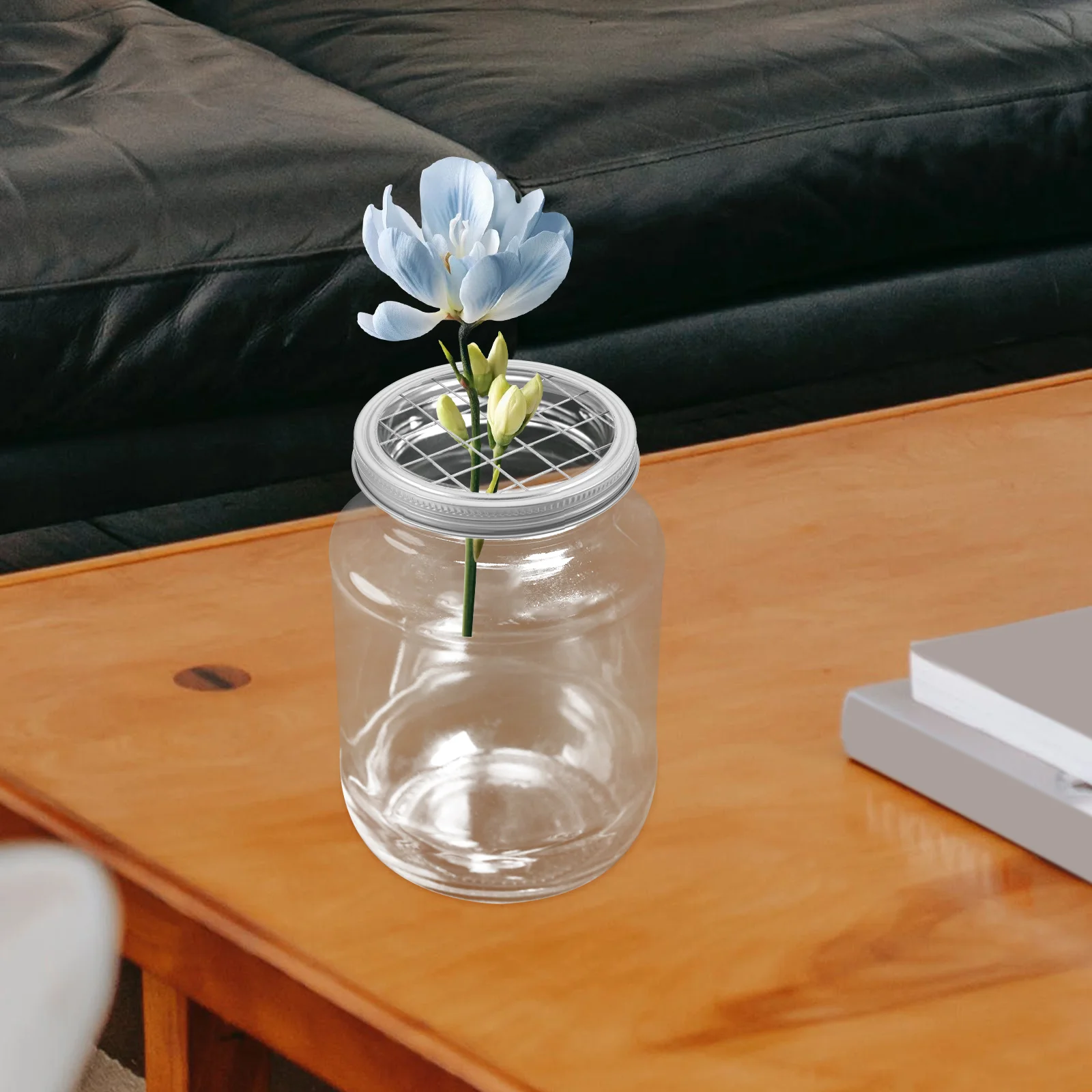 4 шт., банка Мейсона, вставка с цветочной