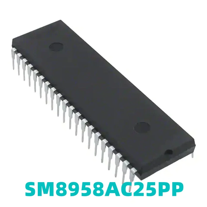 1PCS SM8958AC25PP SM8958AC25P New Direct-plug DIP-40 Microcontroller Chip Original Spot