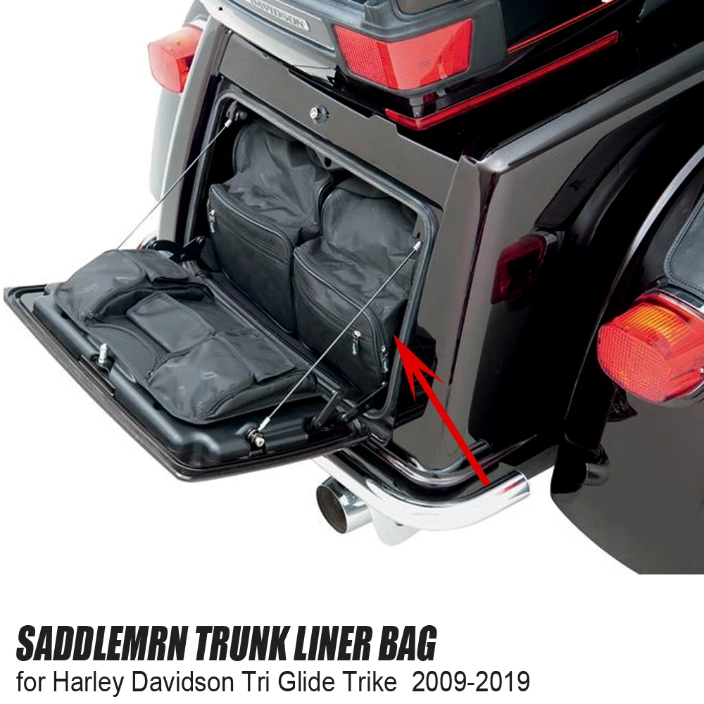 

New For Harley-Davidson Street Glide Trike FLHXXX Motorcycle Luggage Storage Bag Side Box Inner Bags Saddlebags Trunk Liner Bag