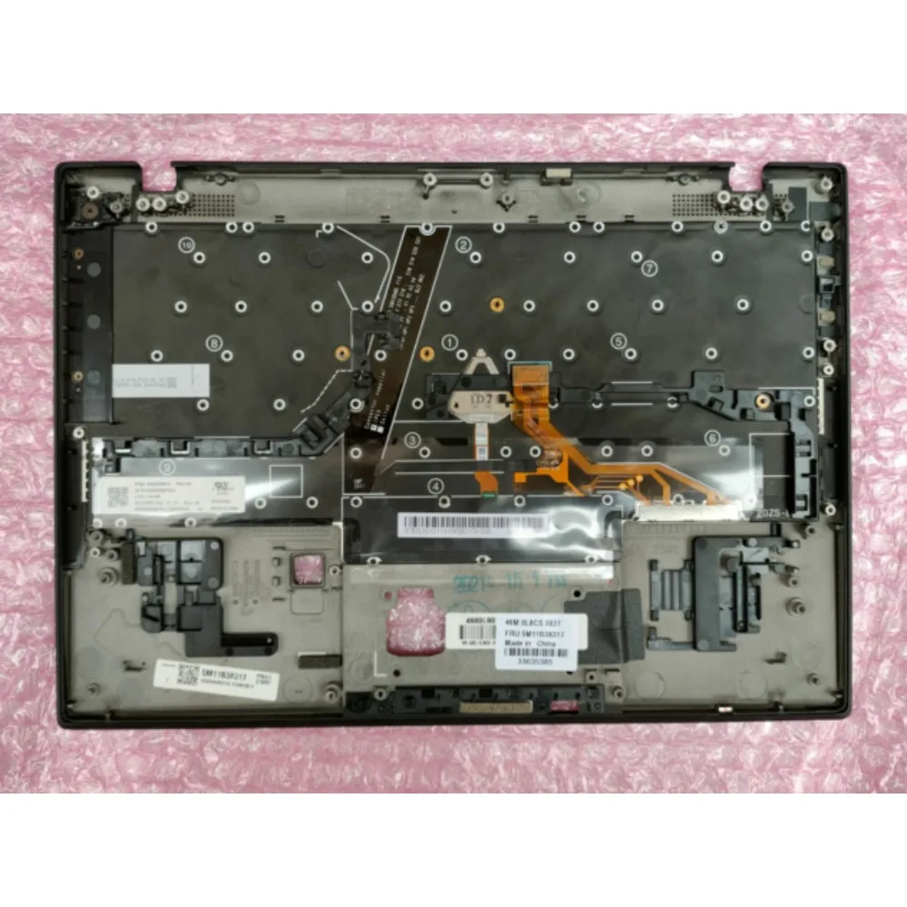 Backlit C Shell Integrated Keyboard For Lenovo ThinkPad X1 Nano 13 Inch Gen1 2021 Laptop Replacement Part（002）