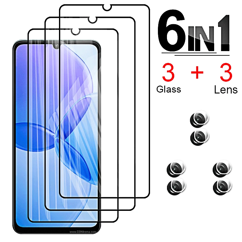 Tempered Glass for Redmi 13R 13C 5G Case Screen Protector Camera Lens Film for Redmi Note 13 12 11 10 9 8 Pro 12c 10c 9c Cover