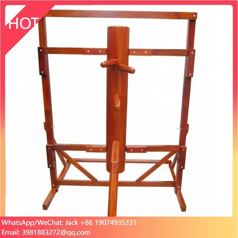 

Compact and Solid Wooden Framed Wing Chun Dummy for Kungfu and Martial Arts Training