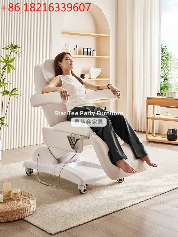 Rinse flow operation bed Electric lifting beauty bed Multifunctional medical private bed