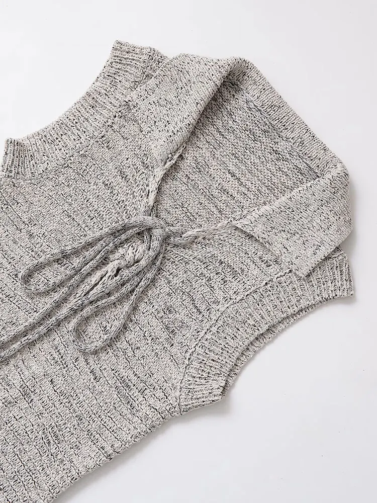 Sexy Chic Women Dress Sleeveless V-Neck Knitted Mini Dress New Fashion 2025 Spring Summer Female Dress