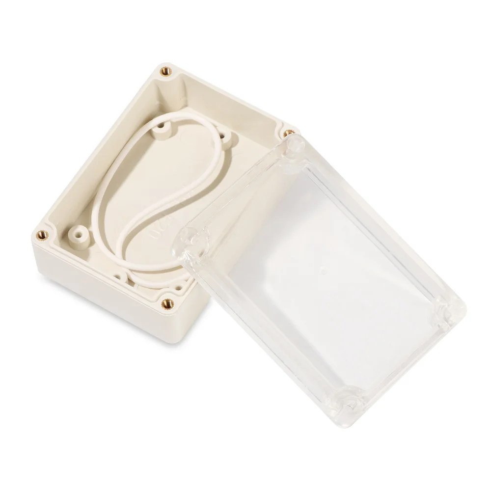 Waterproof Plastic Junction Box Transparent Cover Enclosure Electronic Instrument Housing Case Electrical Project Outdoor Boxes