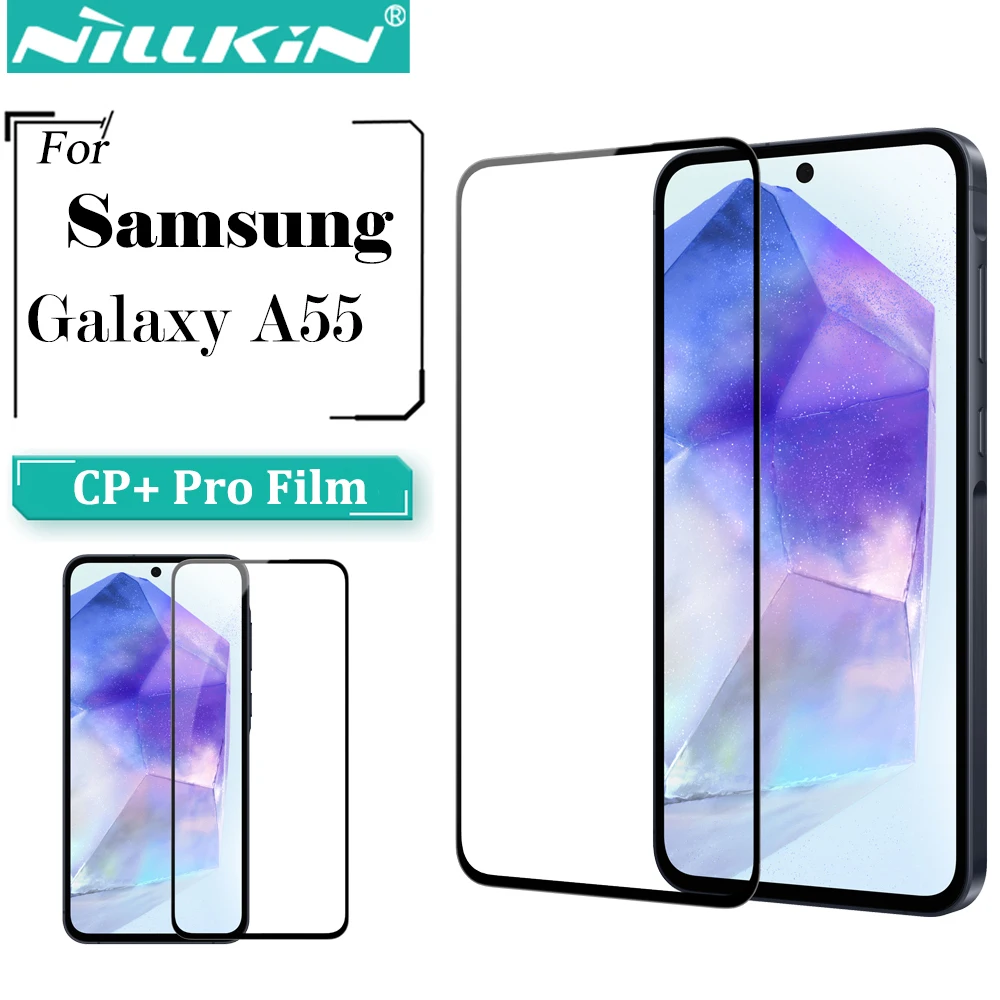 

Nillkin для Samsung Galaxy A55 5G CP + Pro 2.5D полное покрытие закаленное стекло Защита экрана