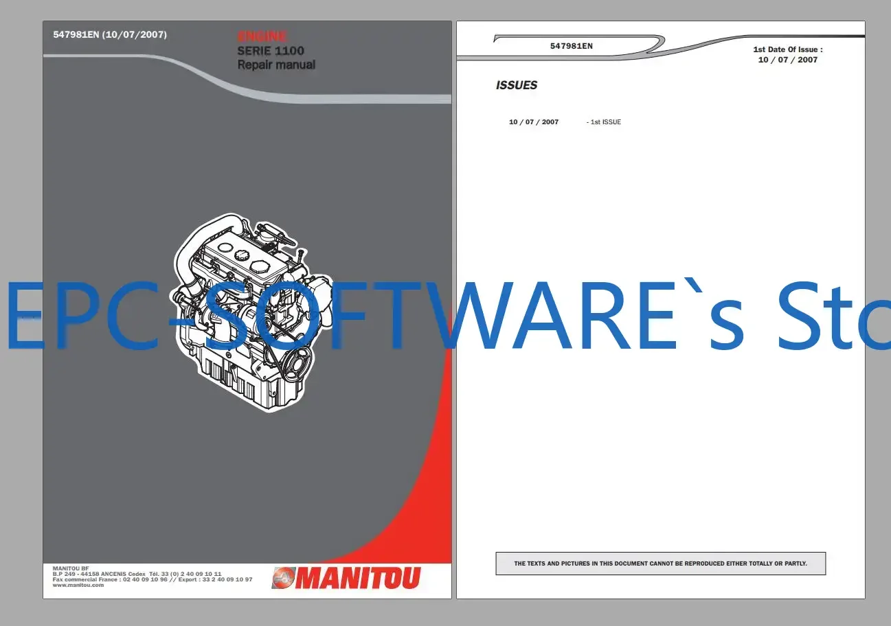 

EPC-OFTWARE [DVD3] MANITOU PDF 15,8 ГБ Руководство по обслуживанию и деталям