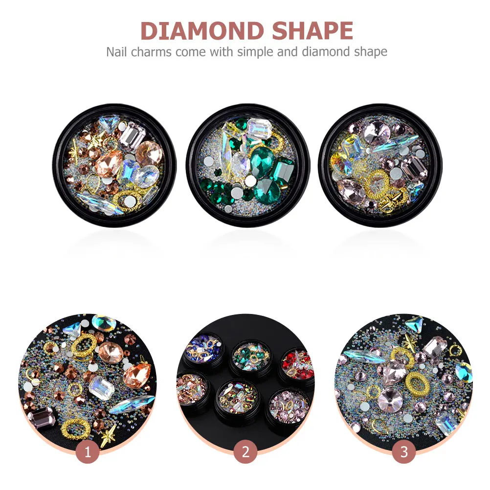 

Delicate Charms Vivid Art Charms Sparkly Decorations For Party Manicure Supplies Ornaments Nail Salon Decor Nail Jewelry
