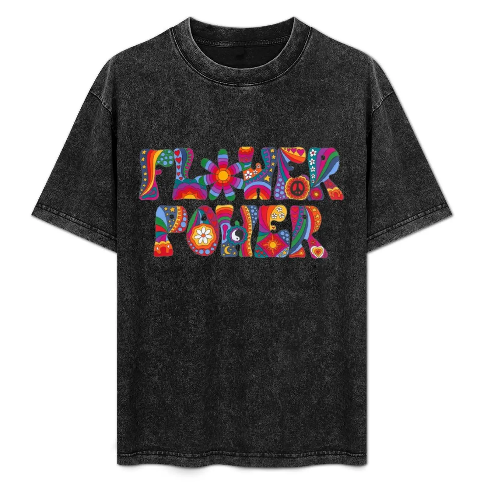 

Psychedelic Flower Power T-Shirt sublime quick drying tees t shirts men