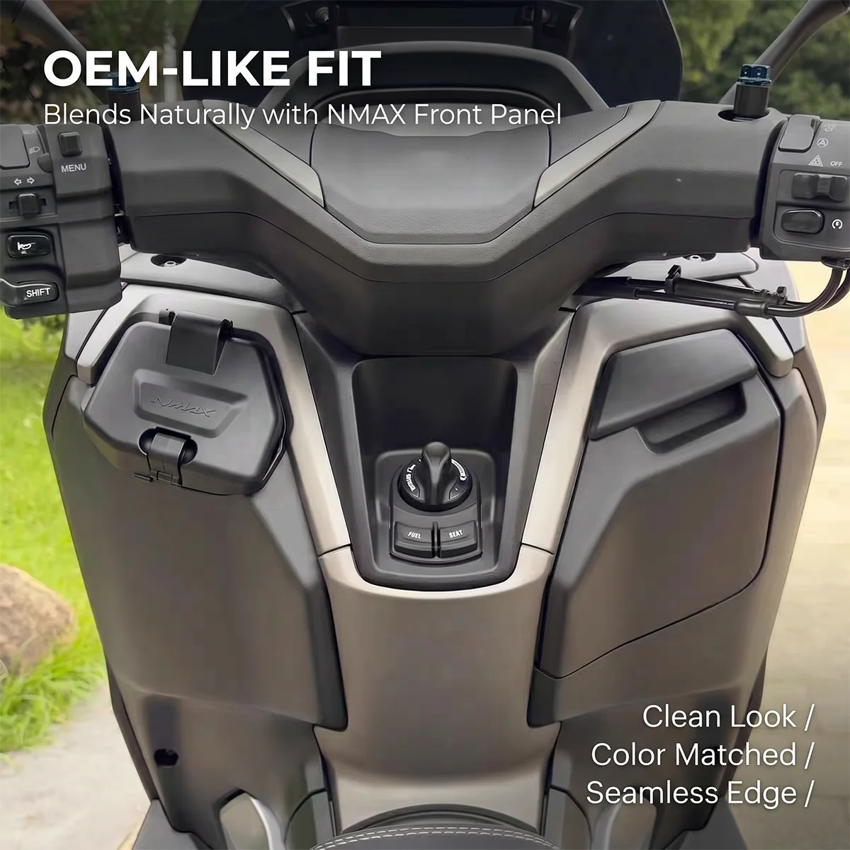 1pc Luggage Hook For Yamaha NMAX 155 125 V3 2025 Accessories Motorcycle ABS Storage Pocket Cover Toolbox Cap Waterproof