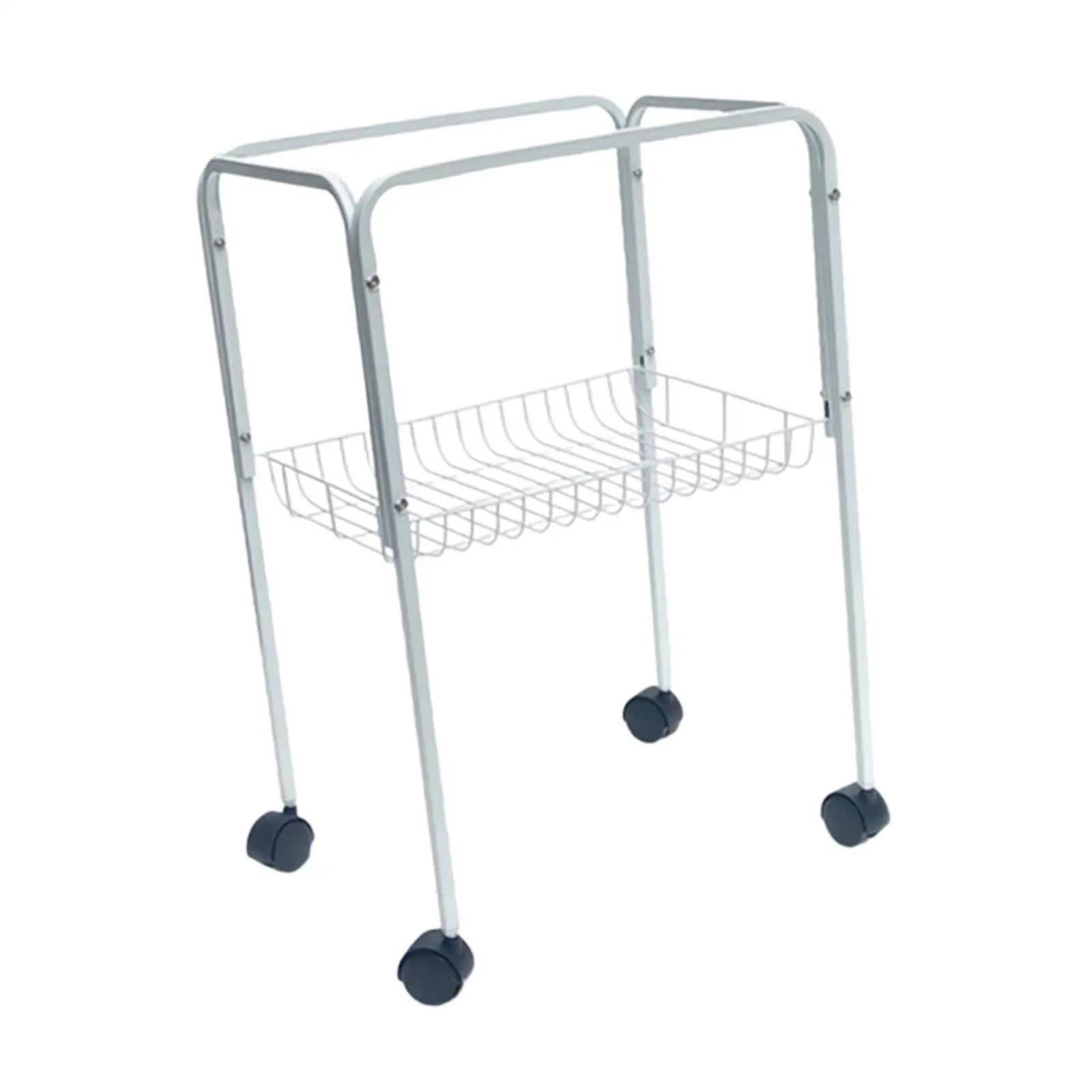 Steel Bird Cage Stand with Wheels Storage Shelf Modern Rack for Parrot Cage Living Room