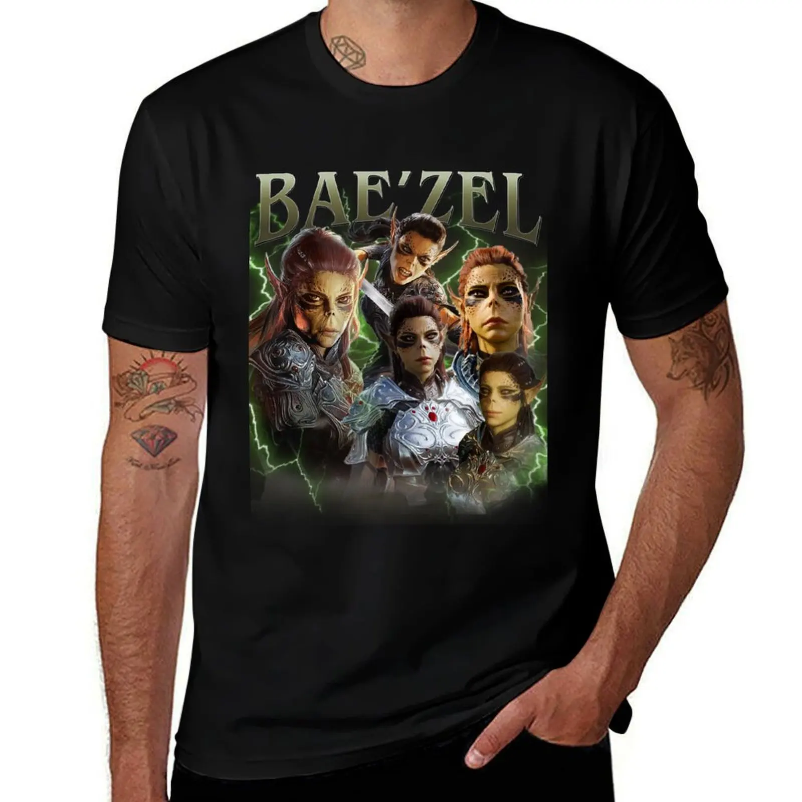 

Lae'zel Bae'zel T-Shirt valentines boutique clothes baggy shirts anime stuff Men's t-shirts
