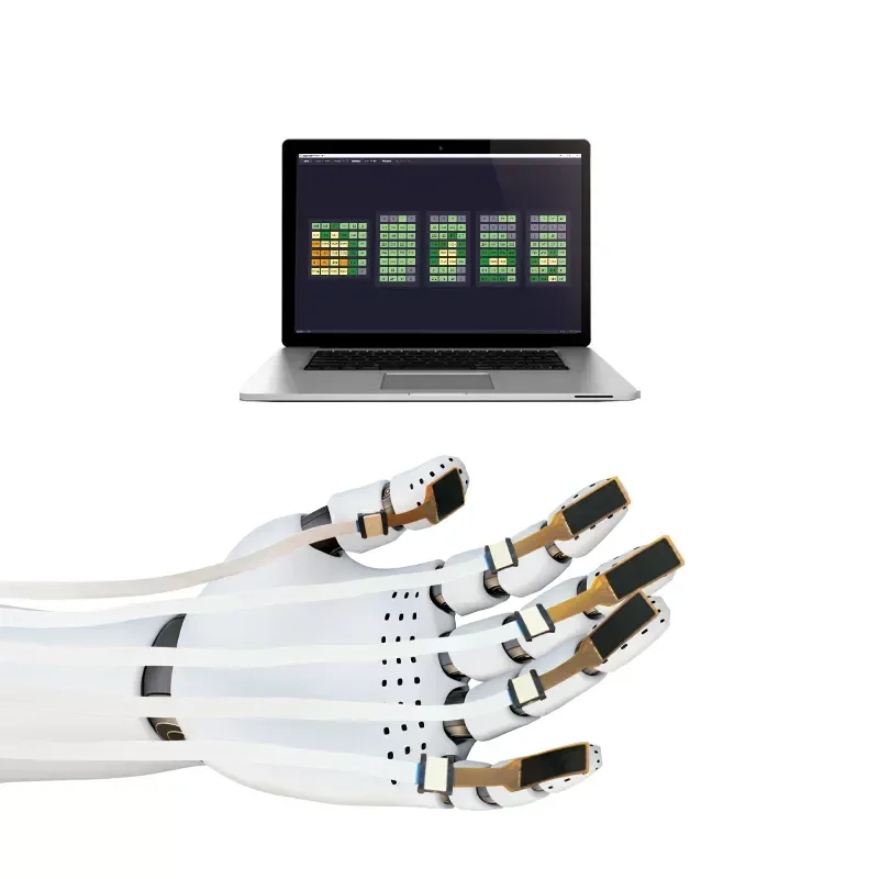 for Robot Dexterous Hand Five Finger Pressure Sensing System Membrane Pressure Sensor Grasping Haptic Feedback Kit 6