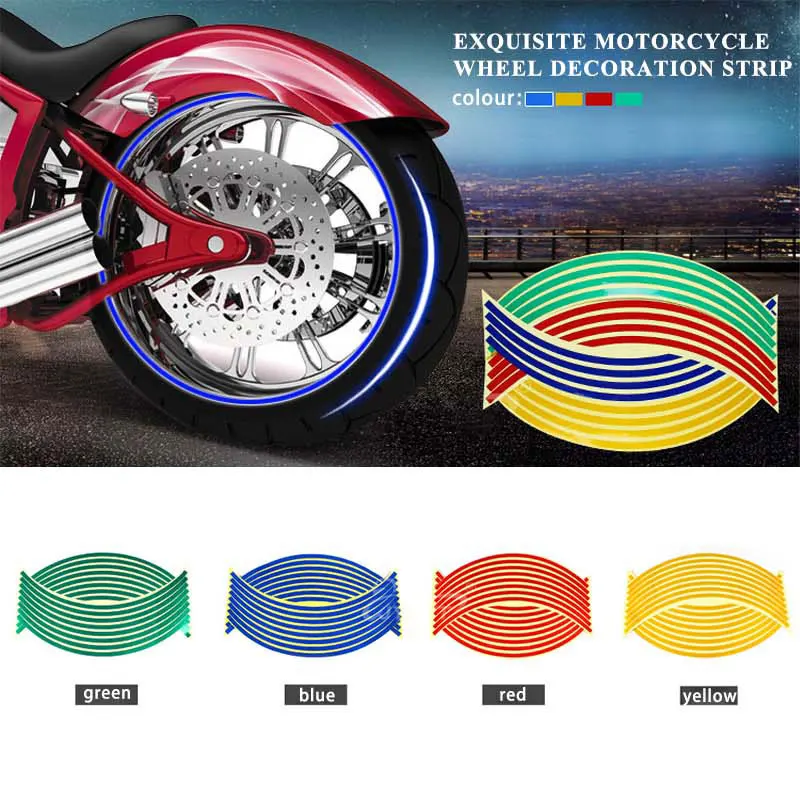 16pcs/lot Motorcycle Wheel Sticker 18