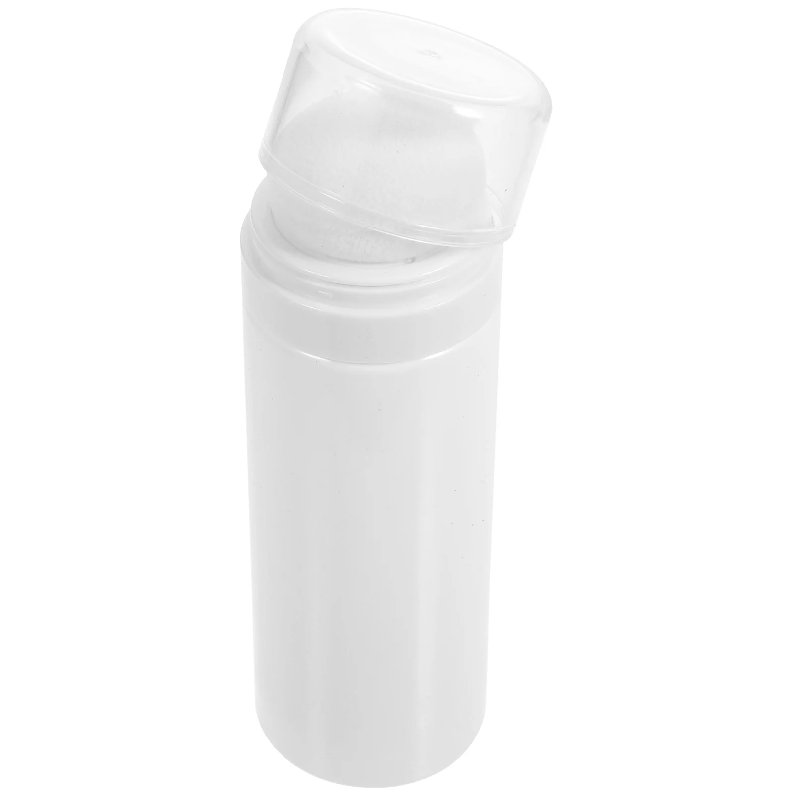 Powder Puff Box Portable Bottle Talcum Holder Fluffy Dispenser Container with Kids Plastic Baby