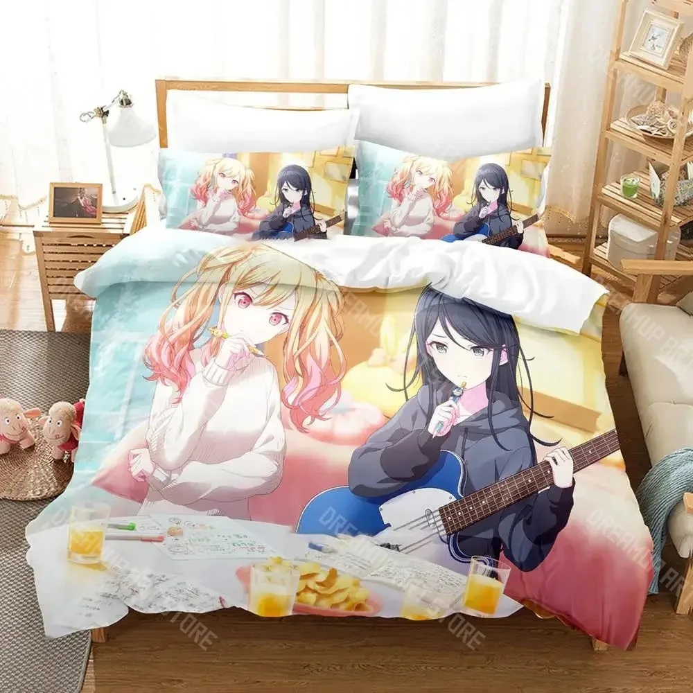 3D Printed Project SEKAI Hoshino Ichika Bedding Set for Boys Girls Duvet Cover Twin Queen King Full Single Double Sizes