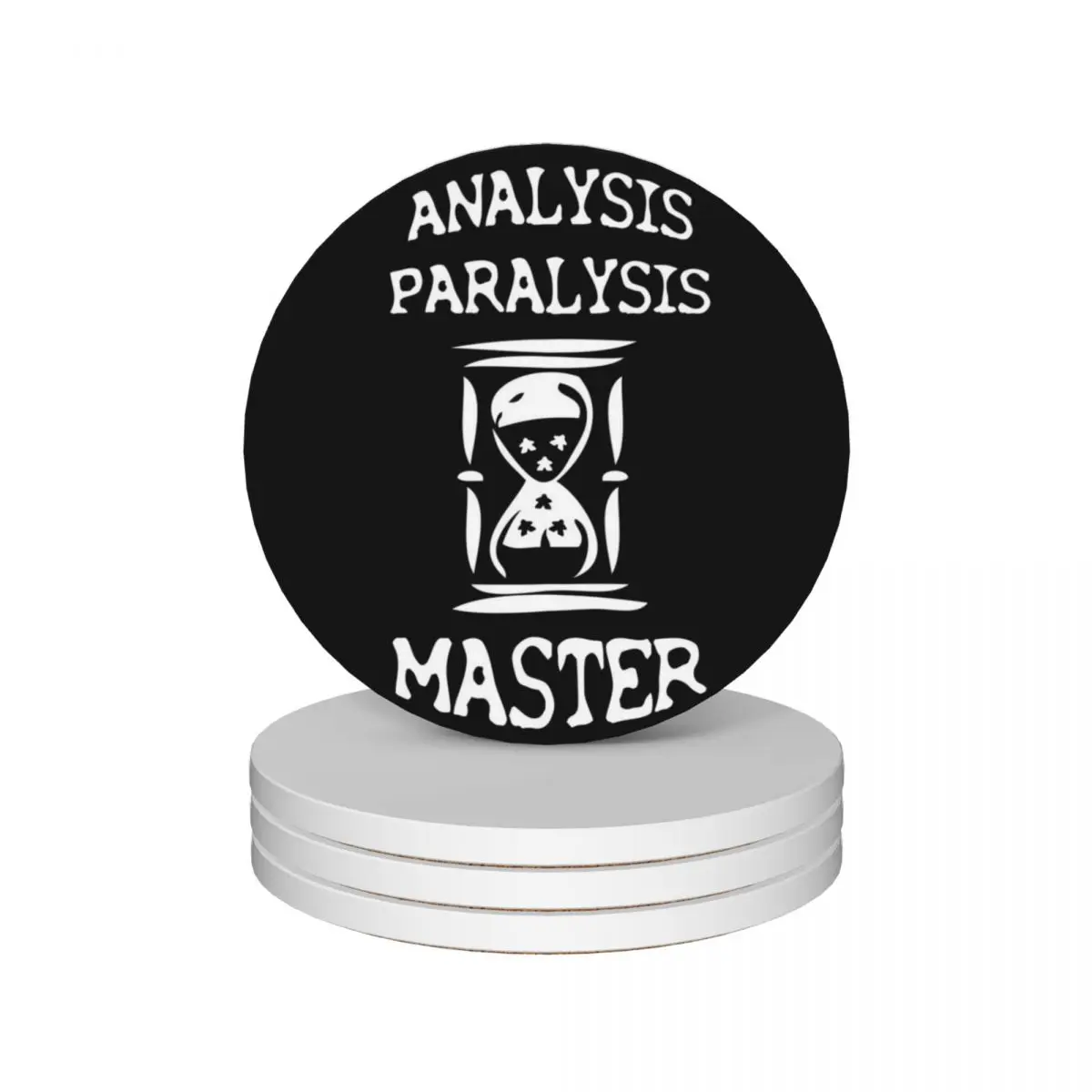 

Analysis Paralysis Master Board Game Tabletop Ceramic Coasters (Set of 4) for coffee mugs for drinks aesthetic Coasters