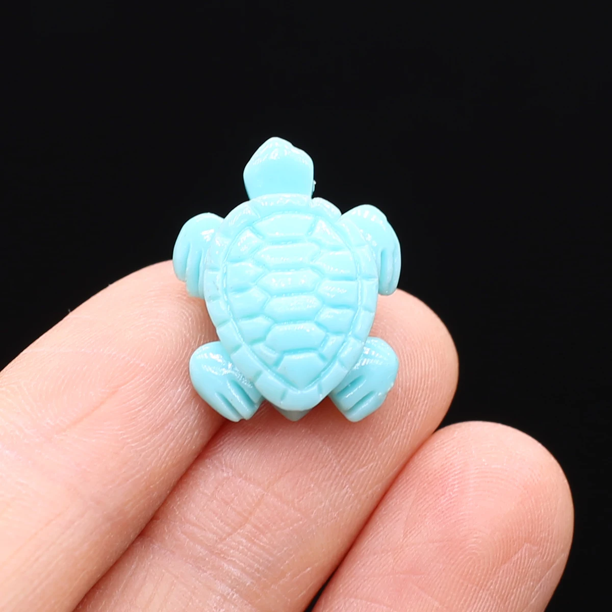 Resin Turtle SynthesisCoral Beads 20mm Carved Coral Loose Spacer Bead for DIY Necklace Bracelet Making Jewelry Accessories 10pcs