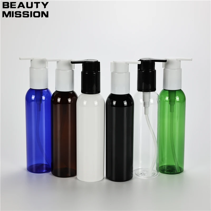 Botellas redondas de plástico Multicolor para hombro, 180ML X 30, con bomba de loción, jabón líquido, Gel de ducha, tamaño de viaje, botellas de embalaje para mascotas