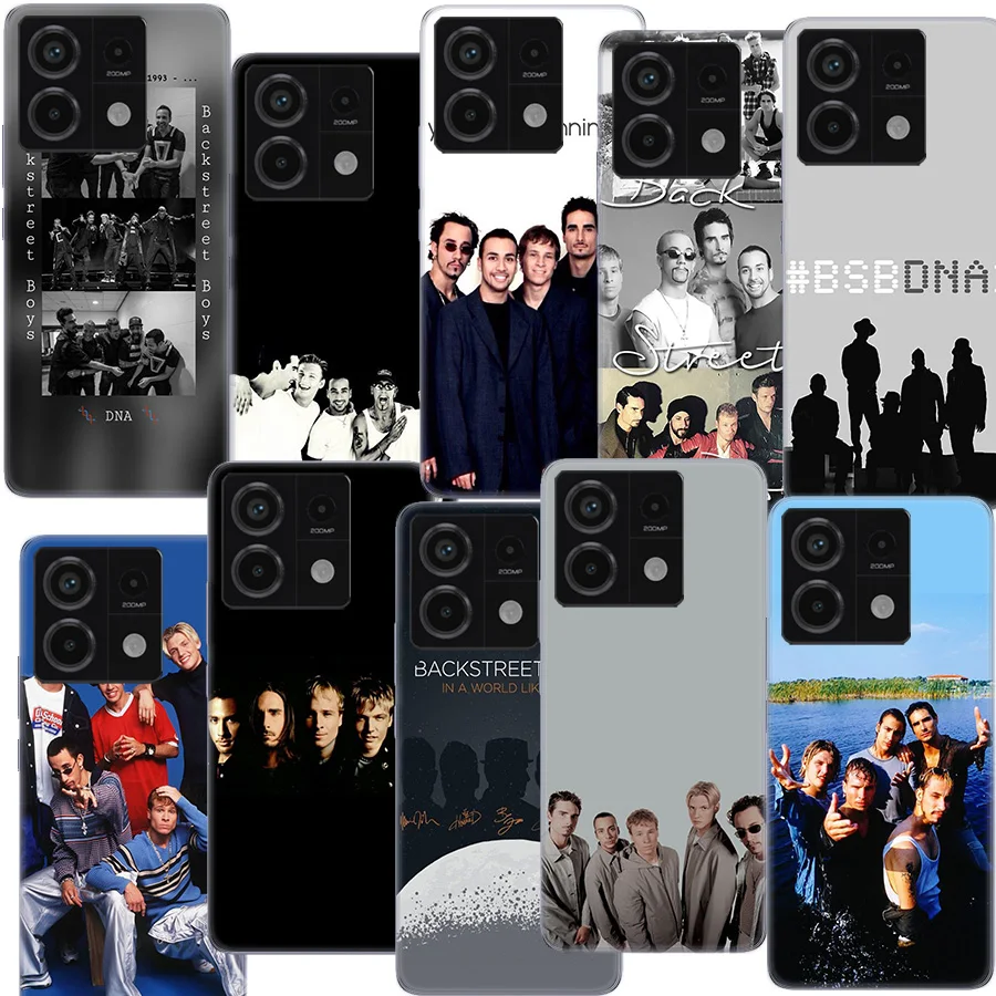 B-Backstreet Boys BSB Soft Clear Phone Case For Redmi Note 13 12 Pro+ Plus 5G 12S 12 12C 10 10A 10C 9 9A 9C 9T 8 8A K70 K60 K20