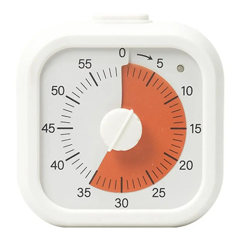 ABLN-Visual Timer For Kids 60 Minute Countdown Timer, Silent Study Classroom Kitchen Round Timer