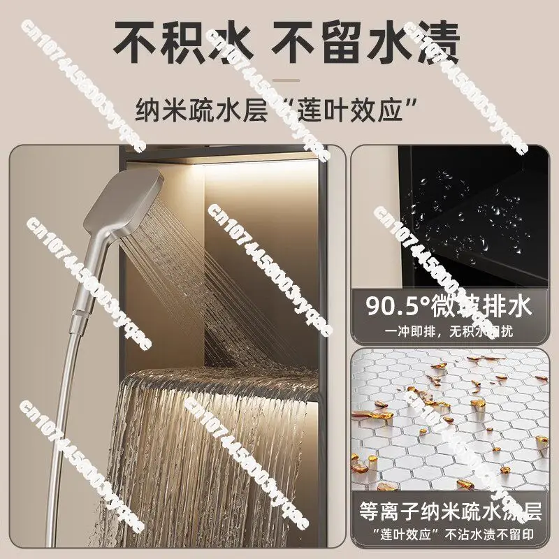 Stainless steel niche cabinet double baffle metal TV cabinet niche recessed toilet toilet bathroom rack