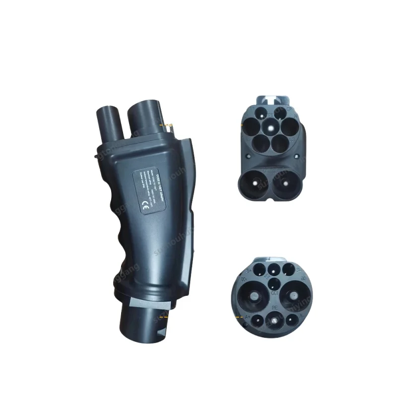 

2026 HY 2024 New 250A DC Adapter CCS2 to GB/T Electric Car Charging Combo for 2 Cars NEV Parts & Accessories