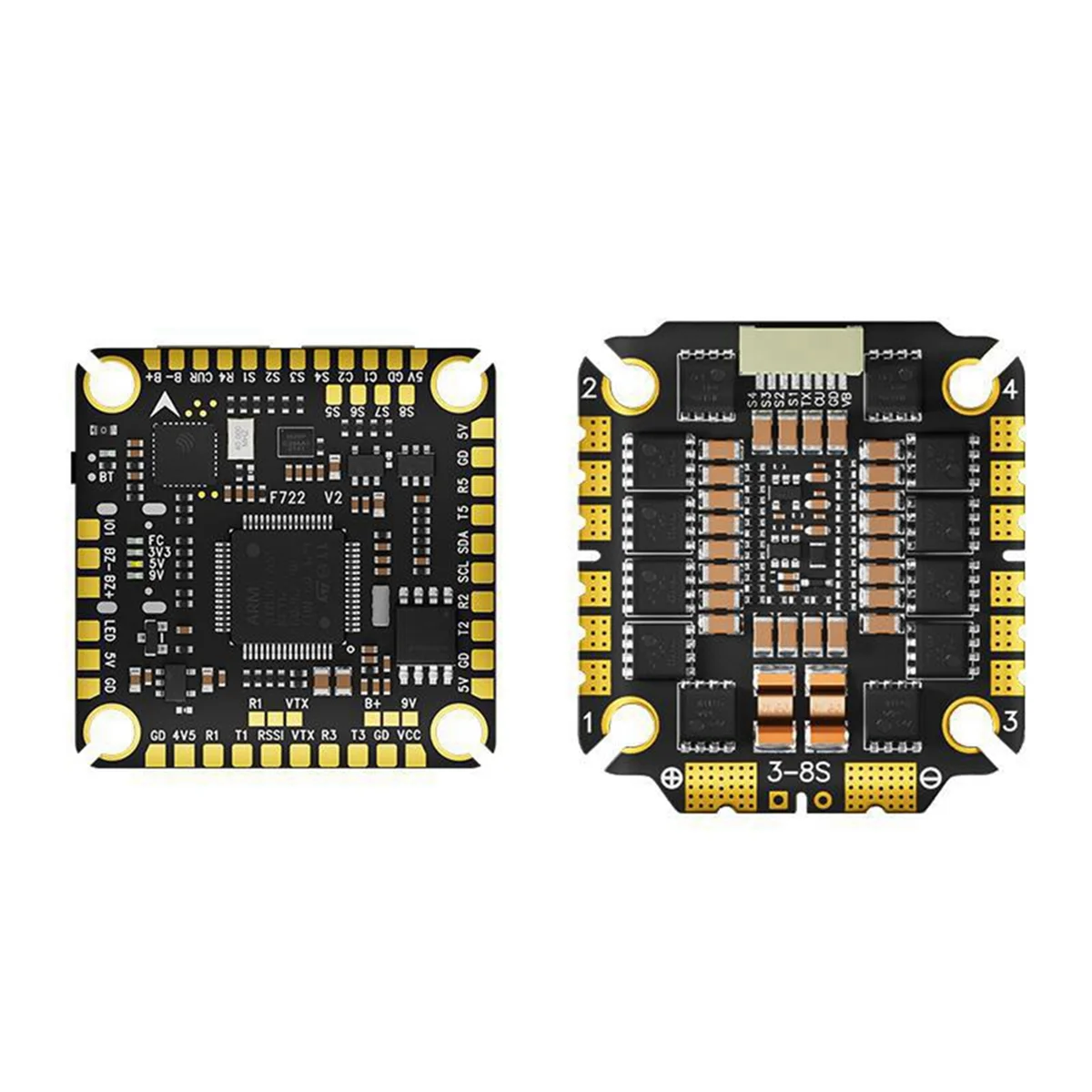 

A25P F765 V2 FC&ESC FPV Stack F722 Контроллер полета 65A AM32 ESC без BEC для RC FPV Drone