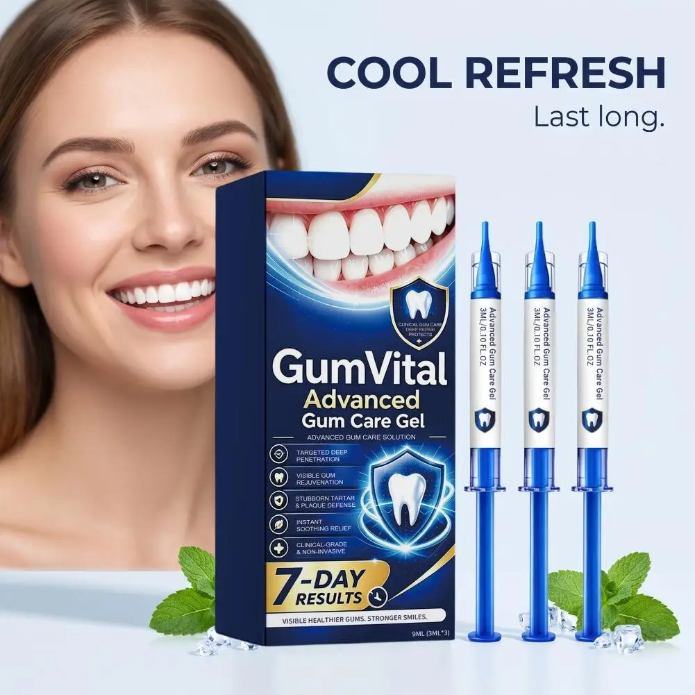 Advanced Gum Care Gel 7 Day Visible Result Soothes Redness Relieve Sensitivity Fresh Breath Oral Care Gel For Gum Health Repair