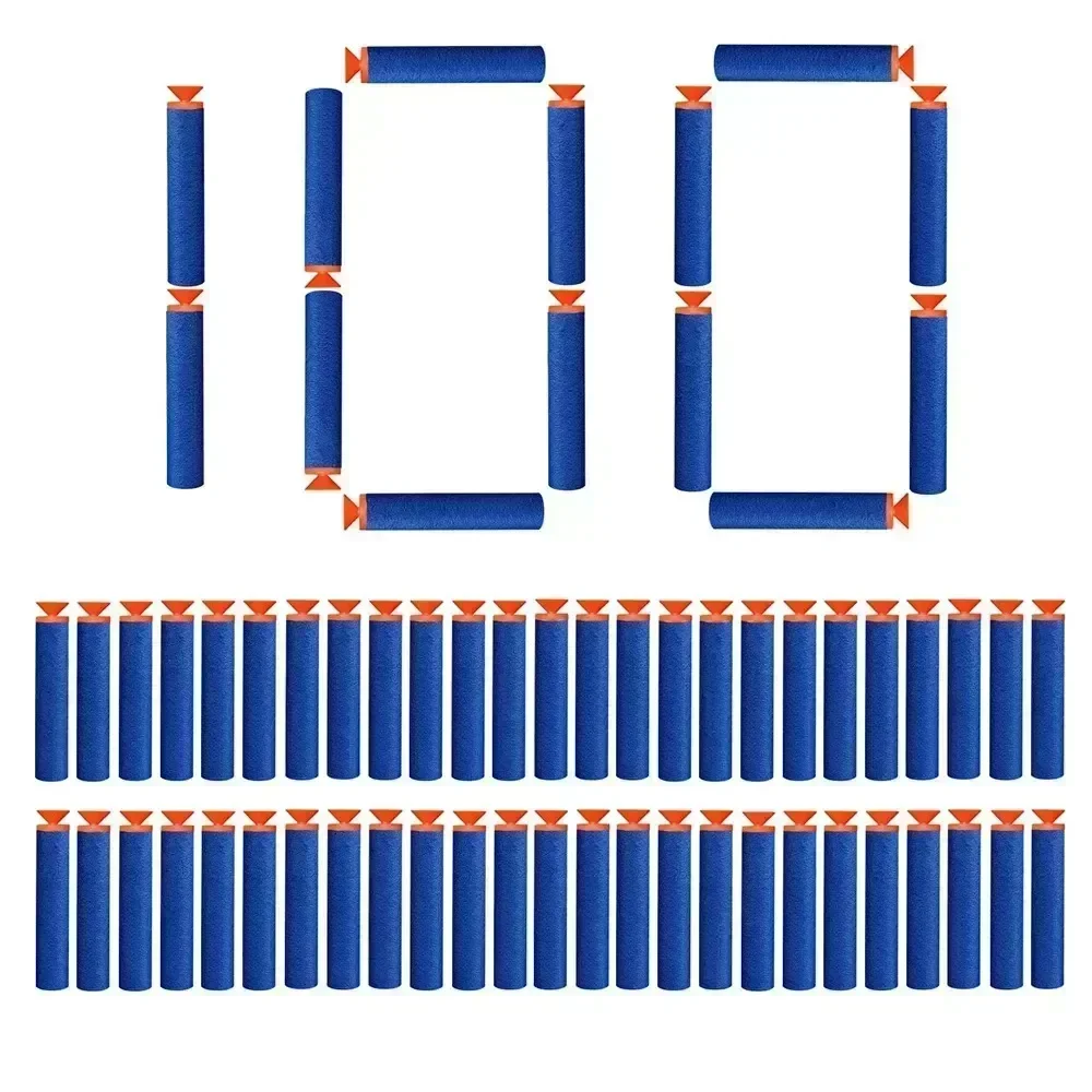 신상 빨판 다트 총알, 7.2cm 폼 반돌리에 액세서리 건, N-strike 엘리트 시리즈, 안전한 장난감 부품, 어린이 야외 장난감, 100 개