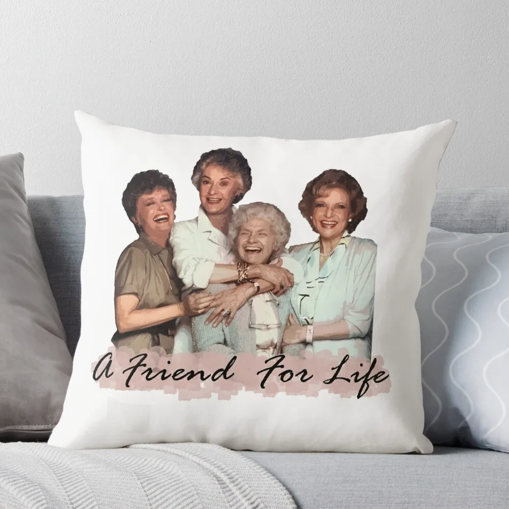 

A Friend For Life Throw Pillow luxury home accessories Luxury Sofa Cushions