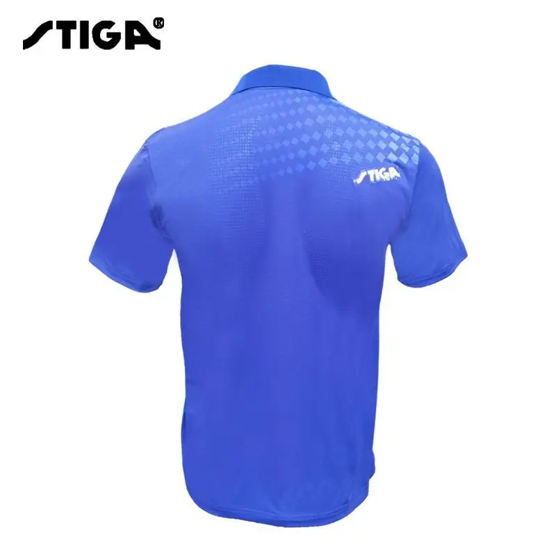 Stiga Nieuw T-Shirt Tafeltenniskleding Korte Mouwen