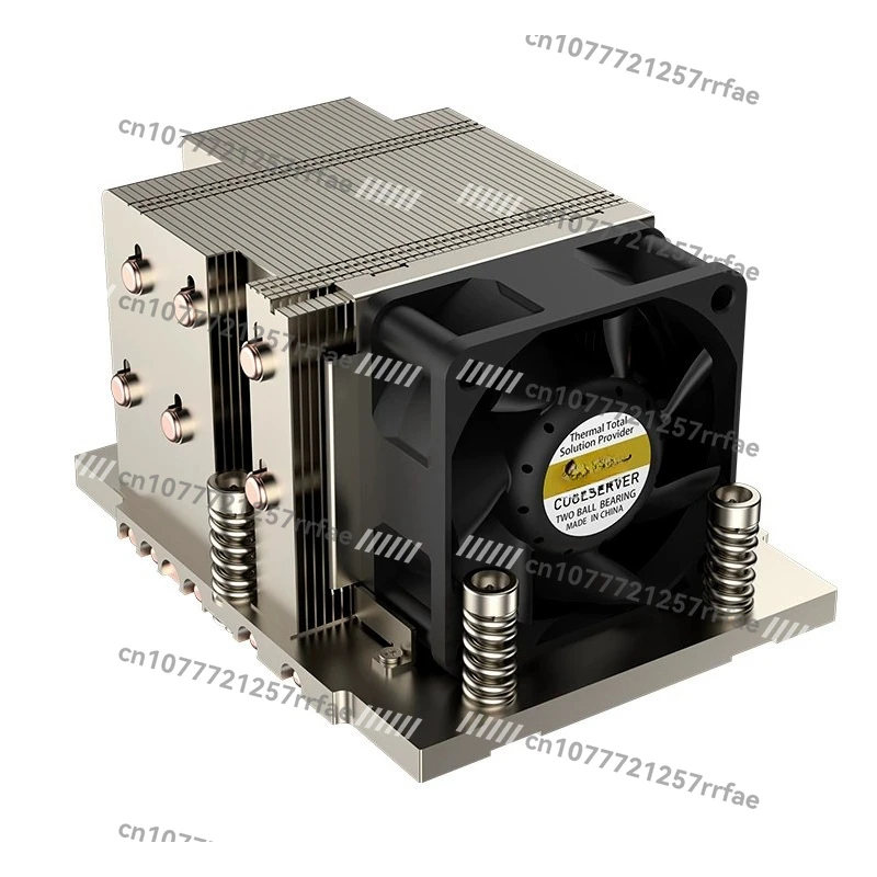 Support SP5/AMD + multi-platform CPU radiator 6 heat pipe computer side blowing silent fan copper