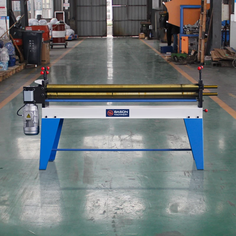 HVAC Electric Rolling Machine Electric 3 Roll Plate Bending Machine, Sheet Metal Rolling Machine