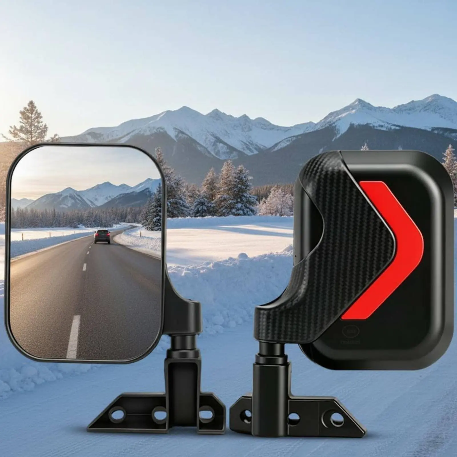 

Electric Trike Mirror Reflective Lens Tricycle Rearview Mirror Vehicle Accessory ABS Long-Lasting for Parking