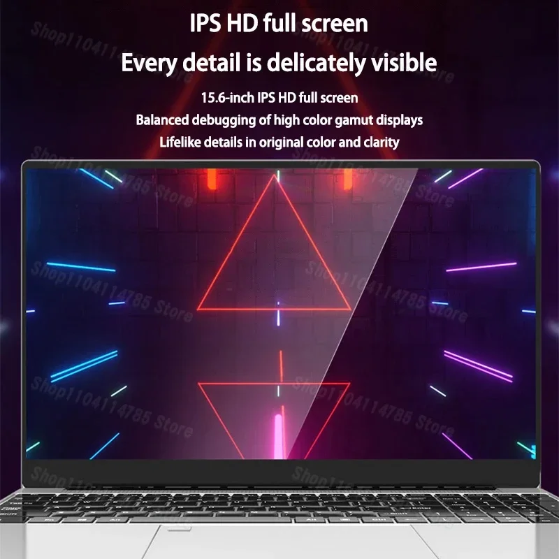 Nowy laptop 15,6 cala, Windows 11 Pro N5095 1920x1080 32 GB + 2048 GB odblokowanie linii papilarnych, podświetlana klawiatura, przenośny notatnik