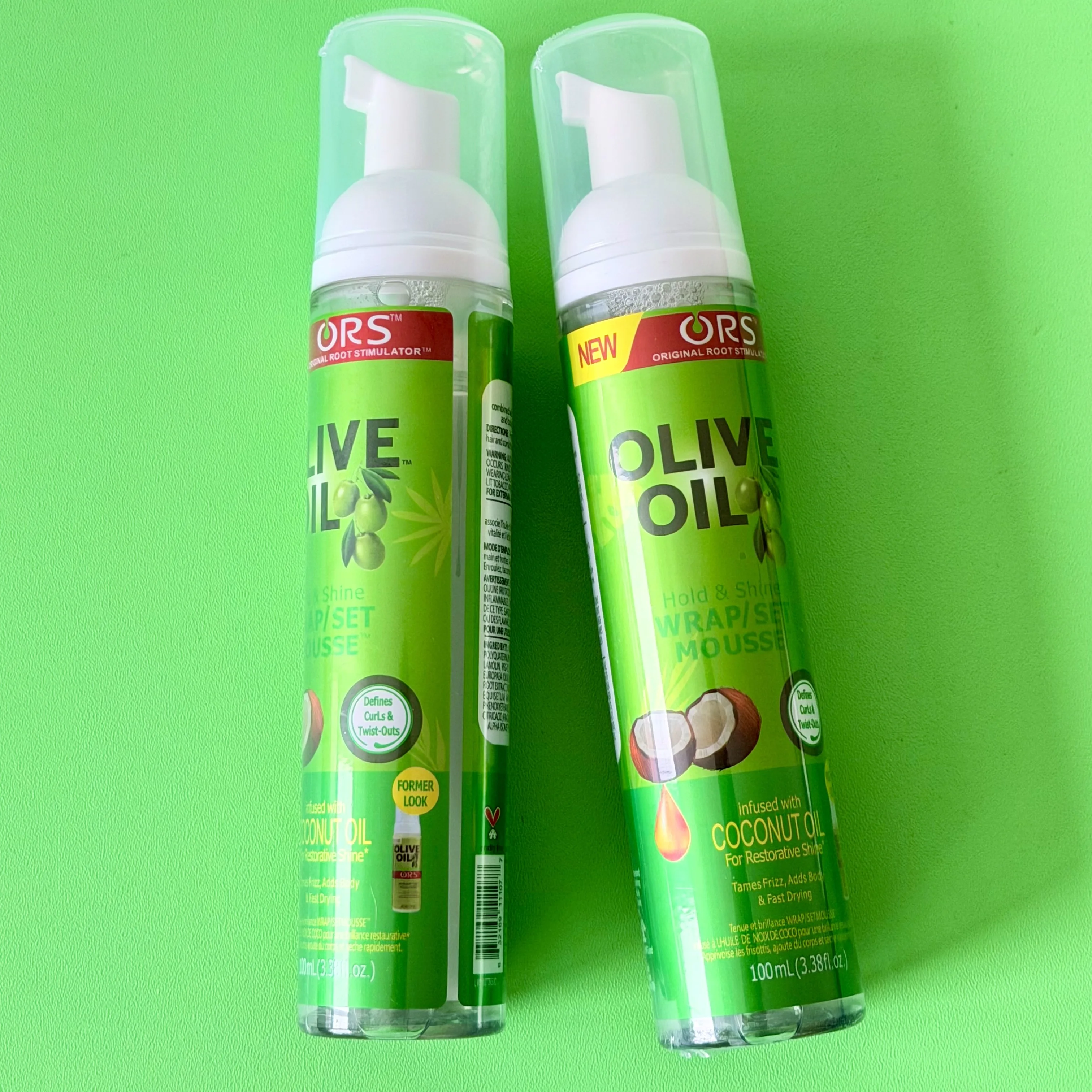 100ml Curly Hair Mousse Strong Hold Olive Oil Hair Styling Foam Anti-Frizz Wig Styling Mousse for Women image 3