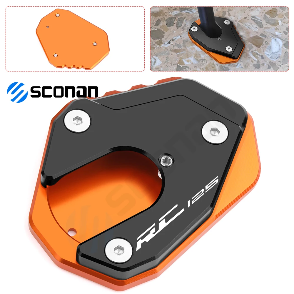 

For KTM RC 125 390 RC125 RC390 2014 2015 2016 2017 2018 2019 2020 2021 2022 2023 Kickstand Side Stand Extension Enlarger Pad