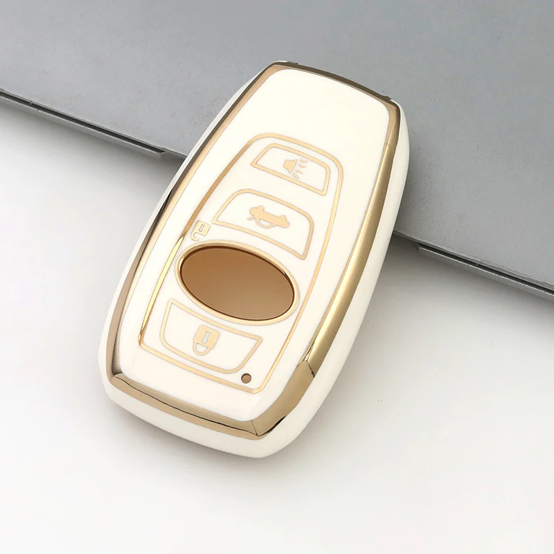 4Buttons Tpu Key Case Cover Shell Fob for Subaru Outback Crosstrek Impreza Forester Ascent STI WRX BRZ Legacy Car Key Case Cover