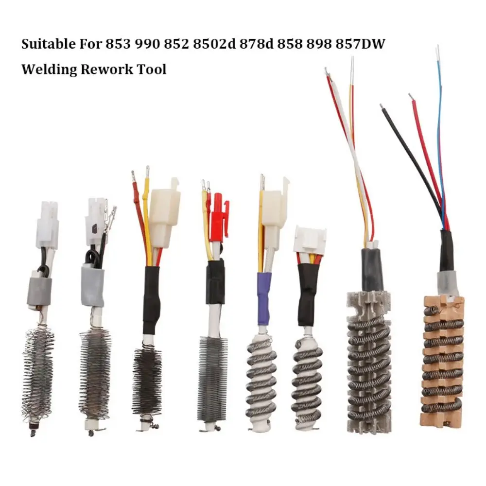 220 فولت عنصر التدفئة الحرارة الأساسية 850/858D 2000 واط محطة لحام أداة الهواء الساخن 9 أنماط السيراميك عنصر التدفئة سخان #6