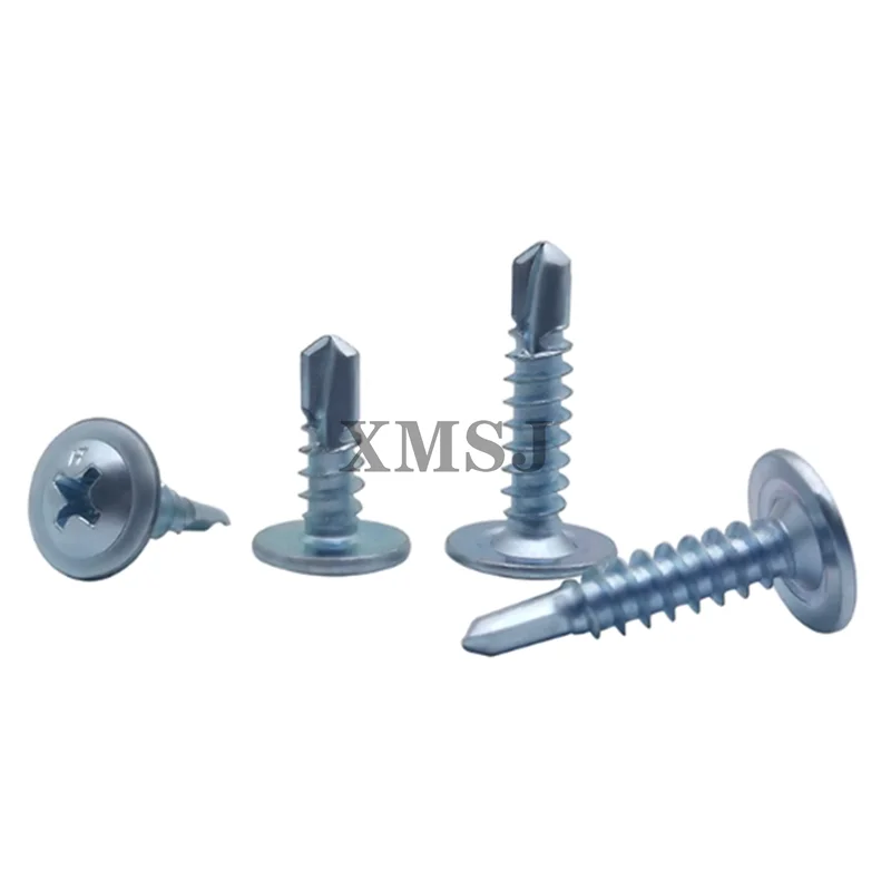 Large flat head drilling tail screws dovetail self-tapping self-drilling screws with cushion drilling tail M4.2*13~M4.2*38