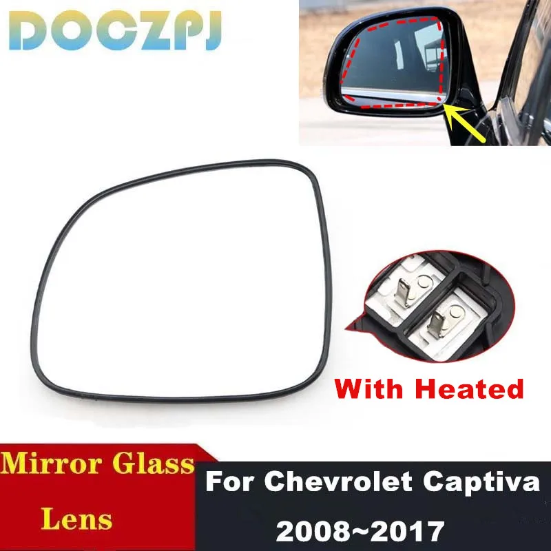 

1PCS Car Mirror Lens With Heating Mirror Glass Lens For Chevrolet Captiva 2008 2009 2010 2011 2012 2013 2014 2015 2016 2017