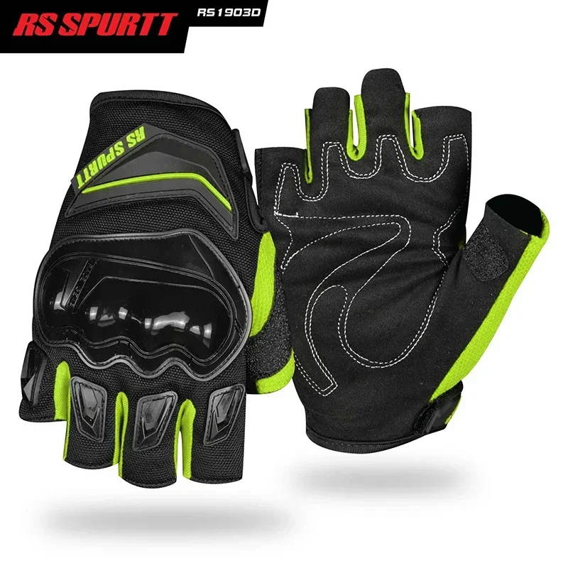 

Men Women Summer Breathable Anti-fall Riding Gloves Cheap High Quality Motocross Half-finger Anti-slip Motorcycle Gloves M-2XL