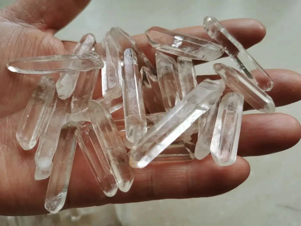 1000g Natural Lemurian Clear Quartz Crystal Point Specimen