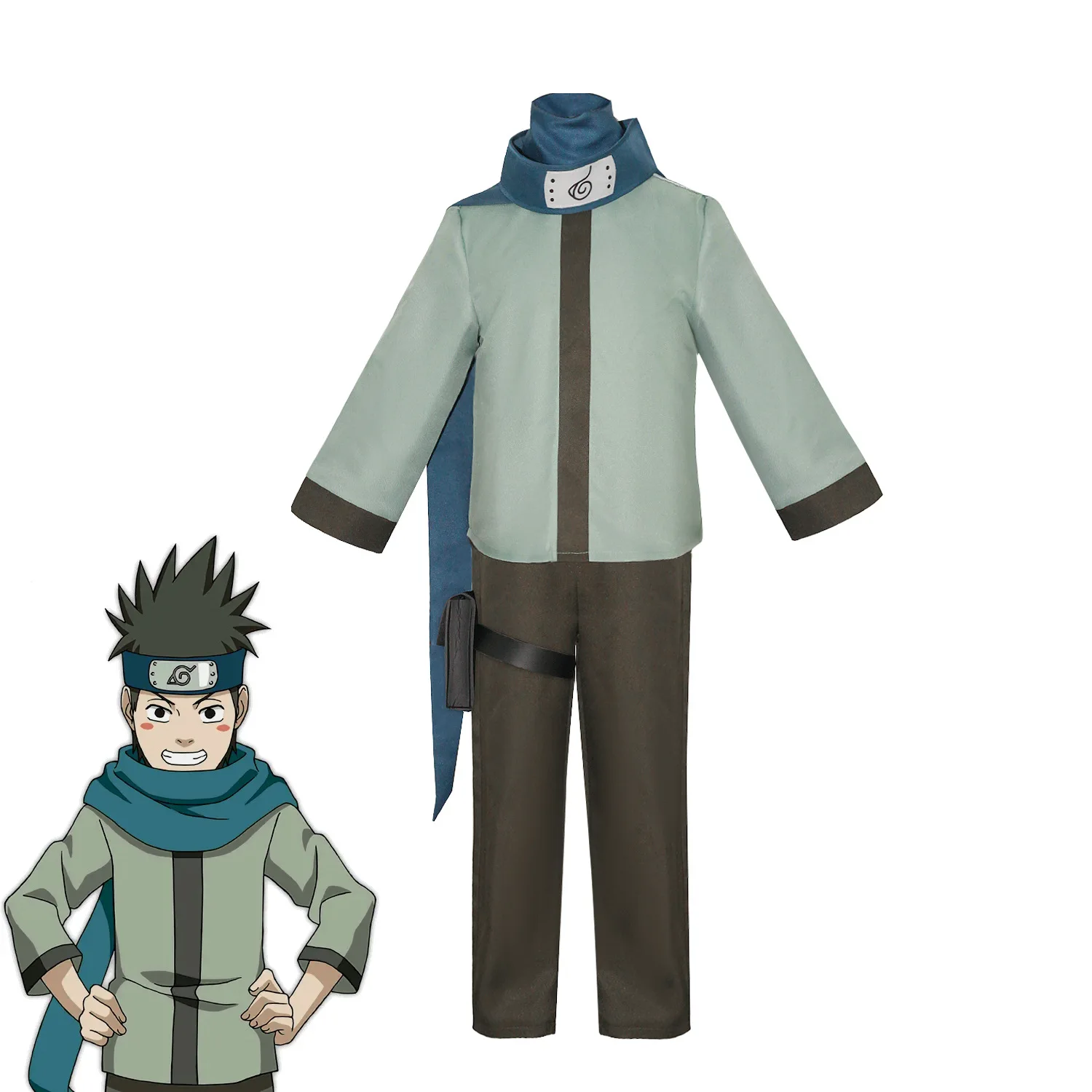 Anime Sarutobi Konohamaru Cosplay Costume Role playing costumes for Halloween carnival parties