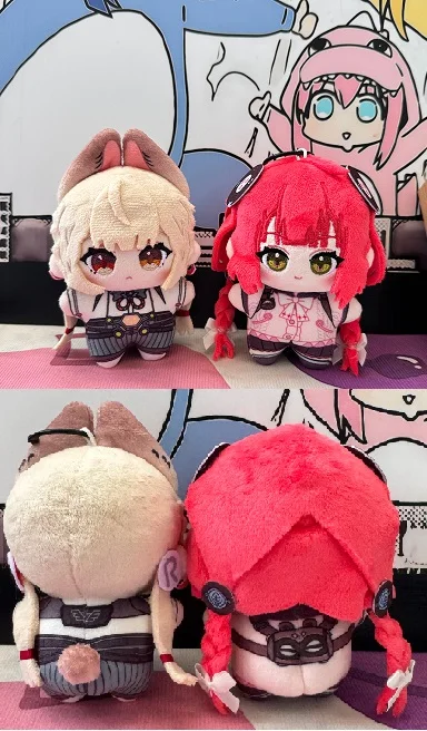 

Zenless Zone Zero Alice Thymefield Ukinami Yuzuha кулон-брелок кукла 10 см аниме с мягкой игрушкой для подарка