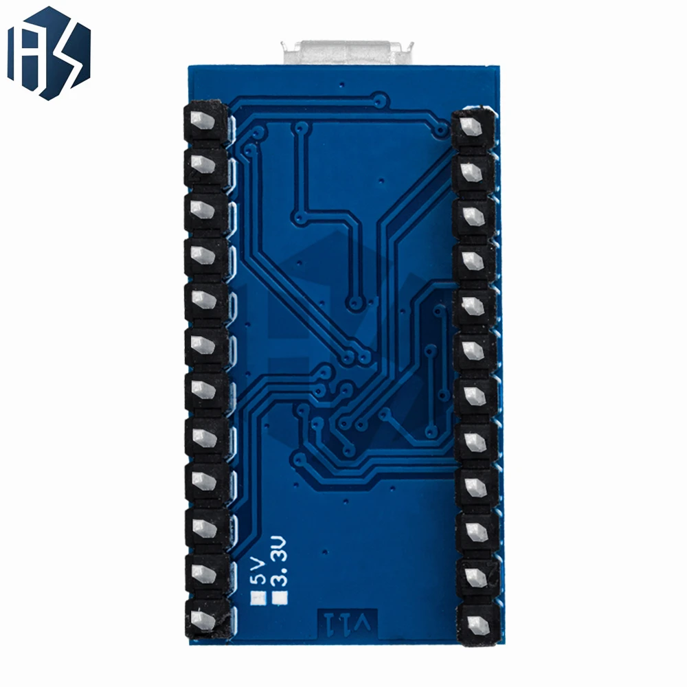 Pro Micro ATmega32U4 5V 16MHz Replace ATmega328 For Arduino TYPE-C  With 2 Row Pin Header For Leonardo Mini Usb Interface Pro