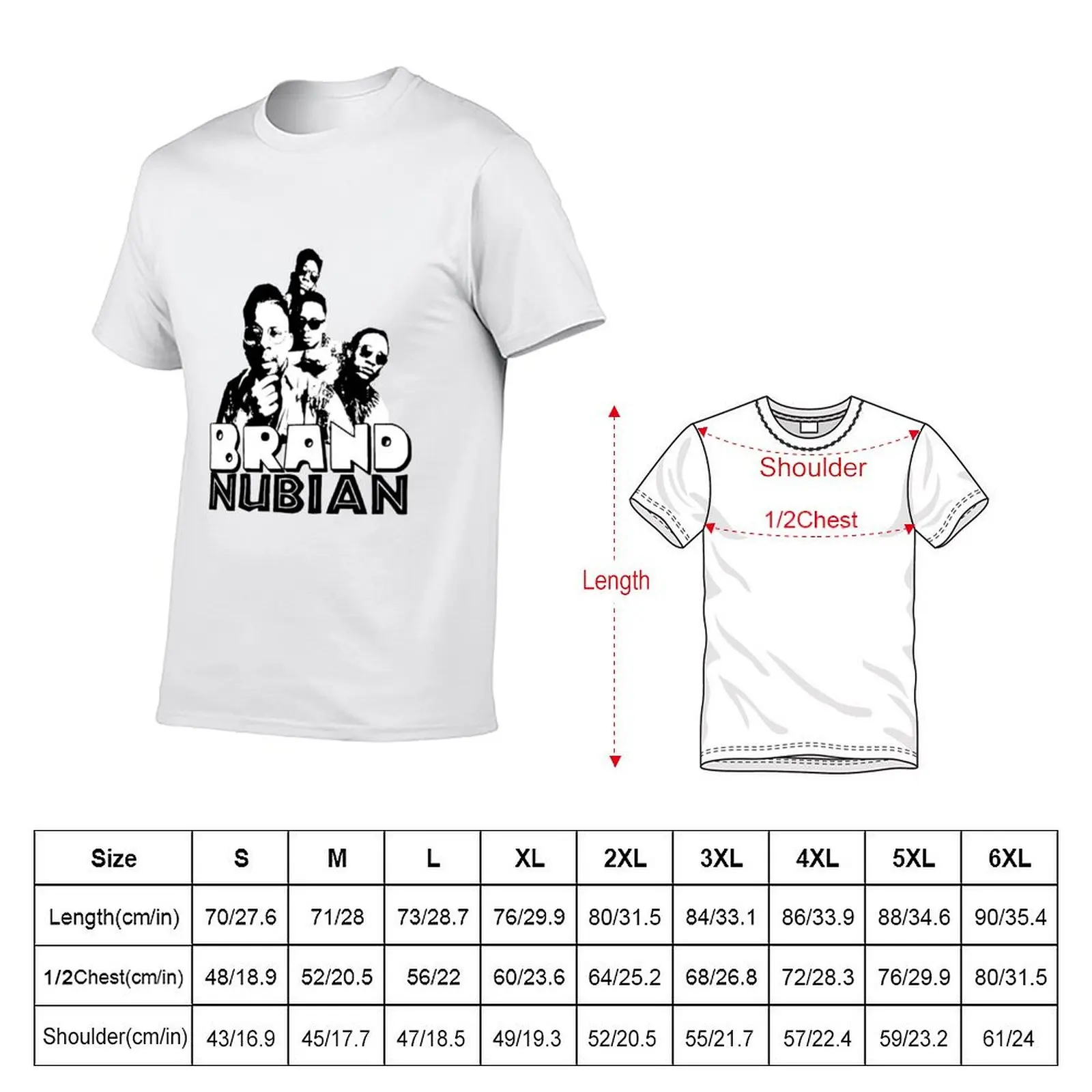 Old School Hip Hop Brand Nubian Shirt T-Shirt men t shirt cotton 100% graphic t shirts for man essential t shirt T-shirt