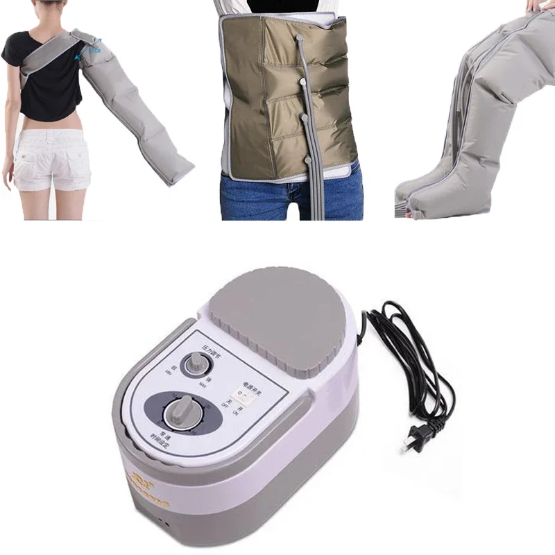 New Air Pressure Massaging Machine Whole Body Massager Release Edema Varicosity Myophagism Body With Arm and Leg Sleeve waist